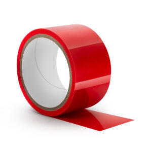 red bondage tape 