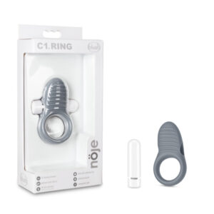 a silicone grey c ring with bullet vibrator 