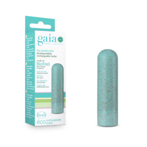 gaia collection rechargeable biofeel bullet in aqua 